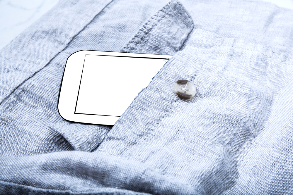 smartphone in broekzak